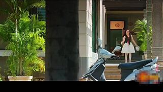 tamanna shows off her legs in tight shorts