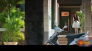 tamanna shows off her legs in tight shorts