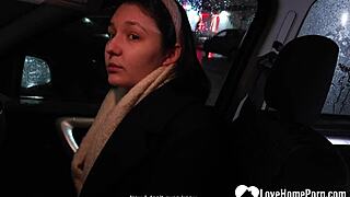 cutie strips sucks dick then takes deep anal pounding