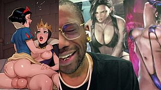 giant futa snow white rides huge cock wonder woman cums everywhere alleyway