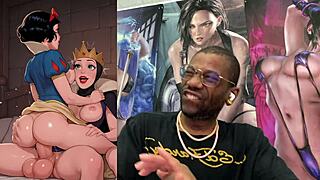 giant futa snow white rides huge cock wonder woman cums everywhere alleyway