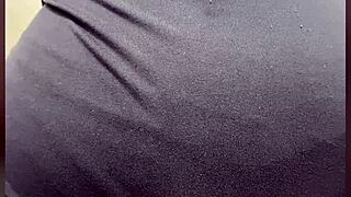 chubby teen's big ass takes extreme public anal pounding