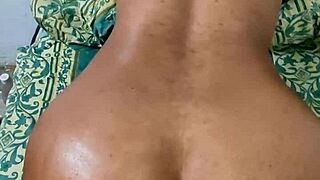 big ass colombian bent over takes deep anal pounding doggystyle