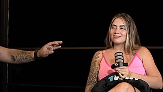 Sara Blonde squirts wildly in public masturbation interview gone crazy