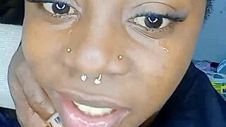 african 18+ beauty slurps bbc deep before facial cum explosion