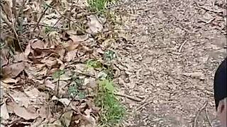 Bound Milf Slave Forest Walk Dogging Doggystyle Cumshot