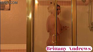 brittany andrews dominates in red leather ripping clothes for wet pussy control