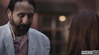 petite young babe handles daddy's monster cock deepthroat style