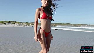 Gloria Sol Stunning Ukrainian Brunette Beach Beauty