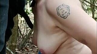 Bound Milf Slave Forest Walk Dogging Doggystyle Cumshot