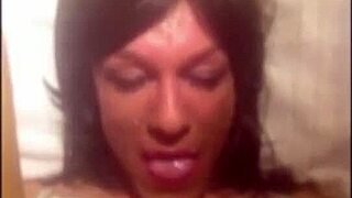 shemales blast cum facials on themselves in hot compilation