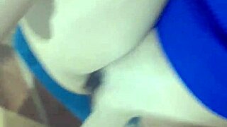 Wife's cheating assumption sparks husband's explosive tit cum