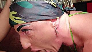 Oh man, pounding this tattooed squirter with monster cock and rimming her big ass feels amazing 😍💦🔥