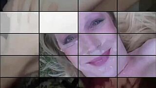 shemales blast cum facials on themselves in hot compilation