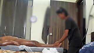 hidden cam catches masseuse stroking cock for happy ending release