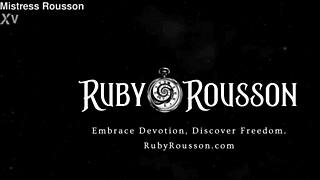 Topless cum swallowing session edges to intense release