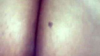 Thick ebony goddess bounces big ass reverse cowgirl on black monster