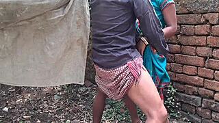 desi wife gets hardcore fucked by neighbour boys outdoor cumshot 😈🍆