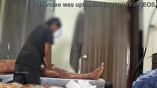 hidden cam catches masseuse stroking cock for happy ending release