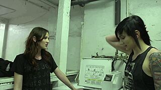 madelyn and cherry strap on for rough lesbian play