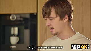 hey check out una fairy sucking bfs cock then banging his old dude