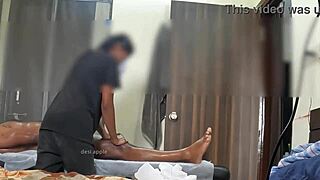 hidden cam catches masseuse stroking cock for happy ending release