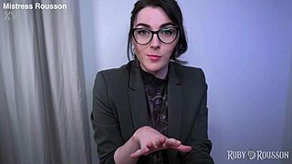 Topless cum swallowing session edges to intense release