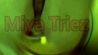Miya Triez strips teasing her big ass and natural tits