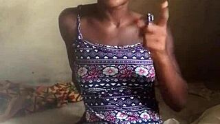 Crazy babe plays with feet all day locked in her room