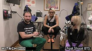 What if Doctor Tampa forces Channy's mandatory Hitachi orgasm backstage?