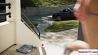 Petite Babe Facesits Lesbian Police Officer