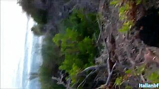 Can you believe this big ass PAWG taking monster BBC publicly by the sea?