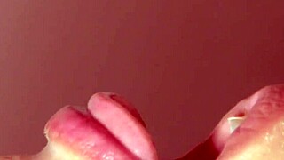 uncensored cutie gulps hot cum after close-up japanese blowjob!