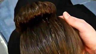 skinny tanned neighbor couple fucks more in bathroom