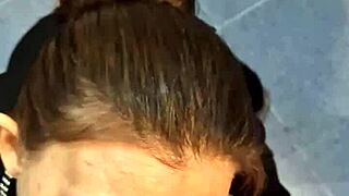 skinny tanned neighbor couple fucks more in bathroom