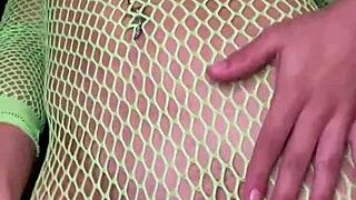 nadia diamo twerks hot ass fishnet slow motion