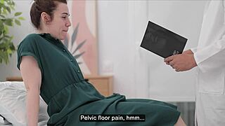 pelvic therapy massage turns into dirty interracial toy play