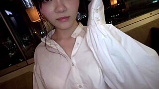 Innocent Curvy Japanese Beauty Rei Rides Hard In Homemade Creampie Action