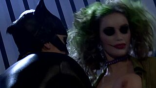 katwoman jennifer dark prowls prison for bisexual 3way cage fuck