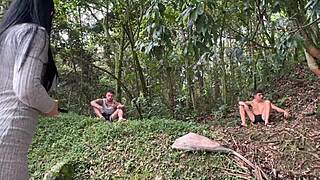 Hey colombian milf trades ass fuck for cum eating session watch her scream!