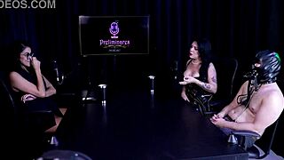 kali kalifa dominatrix bizarrely aids fainted client on sheer red