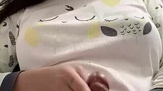 Can shemale clamp her cock while masturbating?