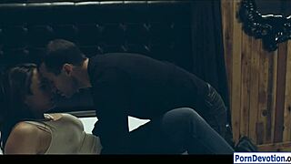 whoa chanel preston's huge boobs bounce during wild anal garage smash