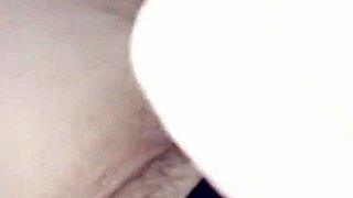 Exhibitionist slips flashing black panties pussy scent pregnant