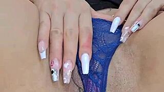 hot latina masturbates big clit wet pussy squirts real orgasm 💦🔥😍