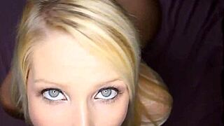 bikini blonde girlfriend bounces on my cock during homemade pov casting ride