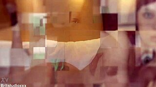 British 18+ Slut Sucks Fan Cock Swallows Cum Load