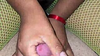 Latina Milf's Dripping Period Pussy Milks Dick for Ass Cumshot