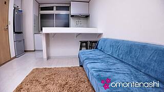 young wife cheats passionately with neighbor and friend in forbidden threesome