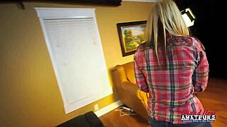 blonde kinky coed bailey strips swallows huge cumshot pov rimjob